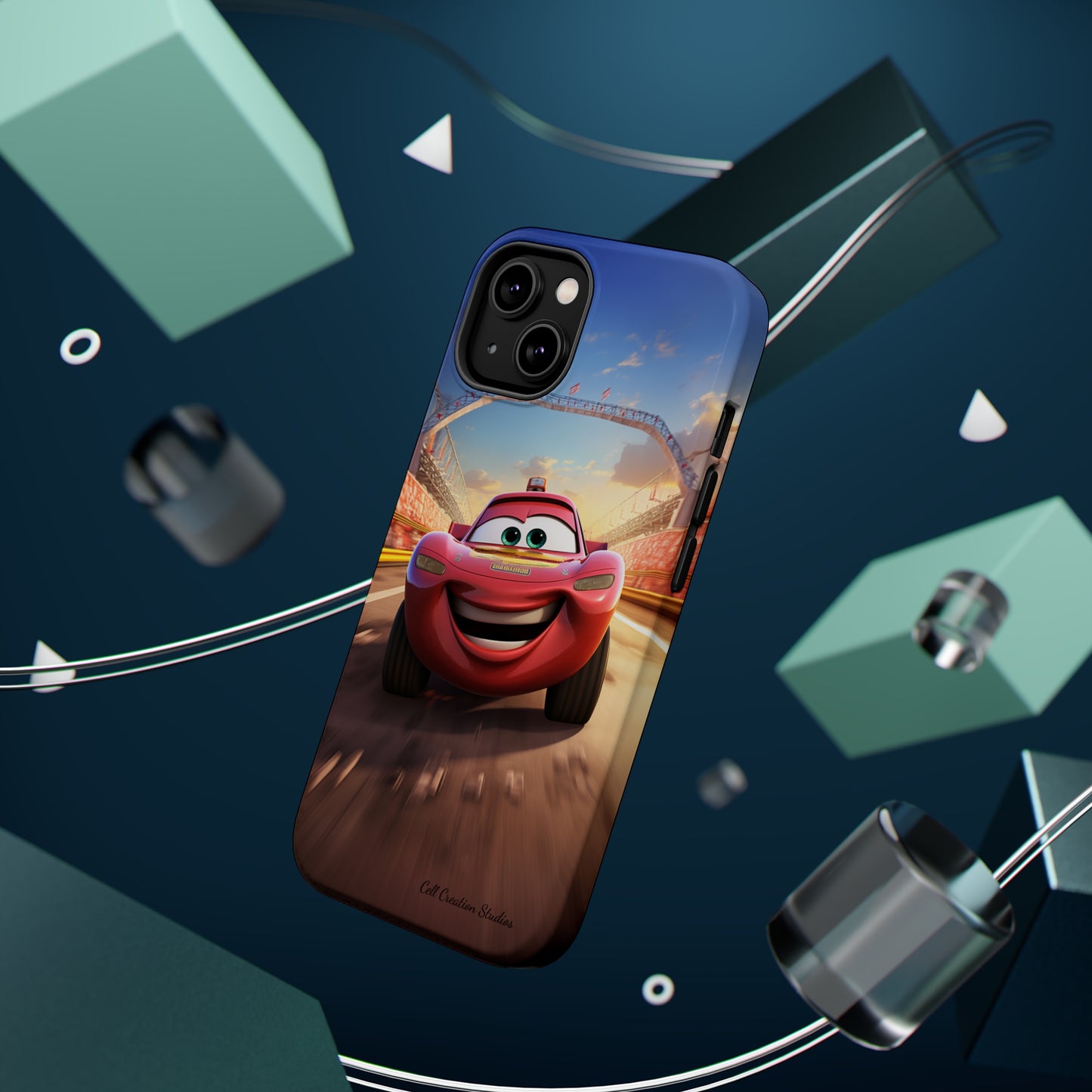 The " Smiling Red Racer" Phone Case -MagSafe Tough Cases