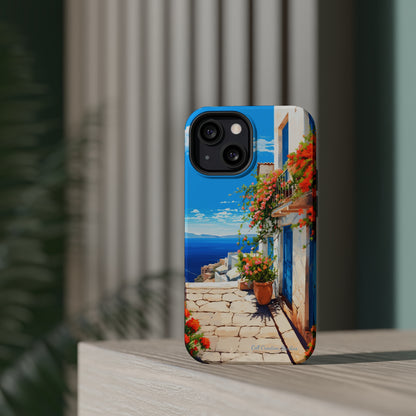 "Mediterranean Bliss Horizon" -MagSafe Tough iPhone Cases