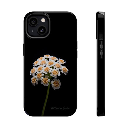 "Elegant Yarrow Bloom" Phone Case -MagSafe Tough Cases