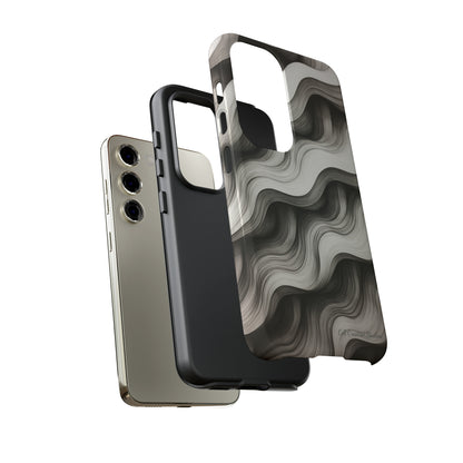 The "Geometric Waves" Cell Phone Case -Tough Cases