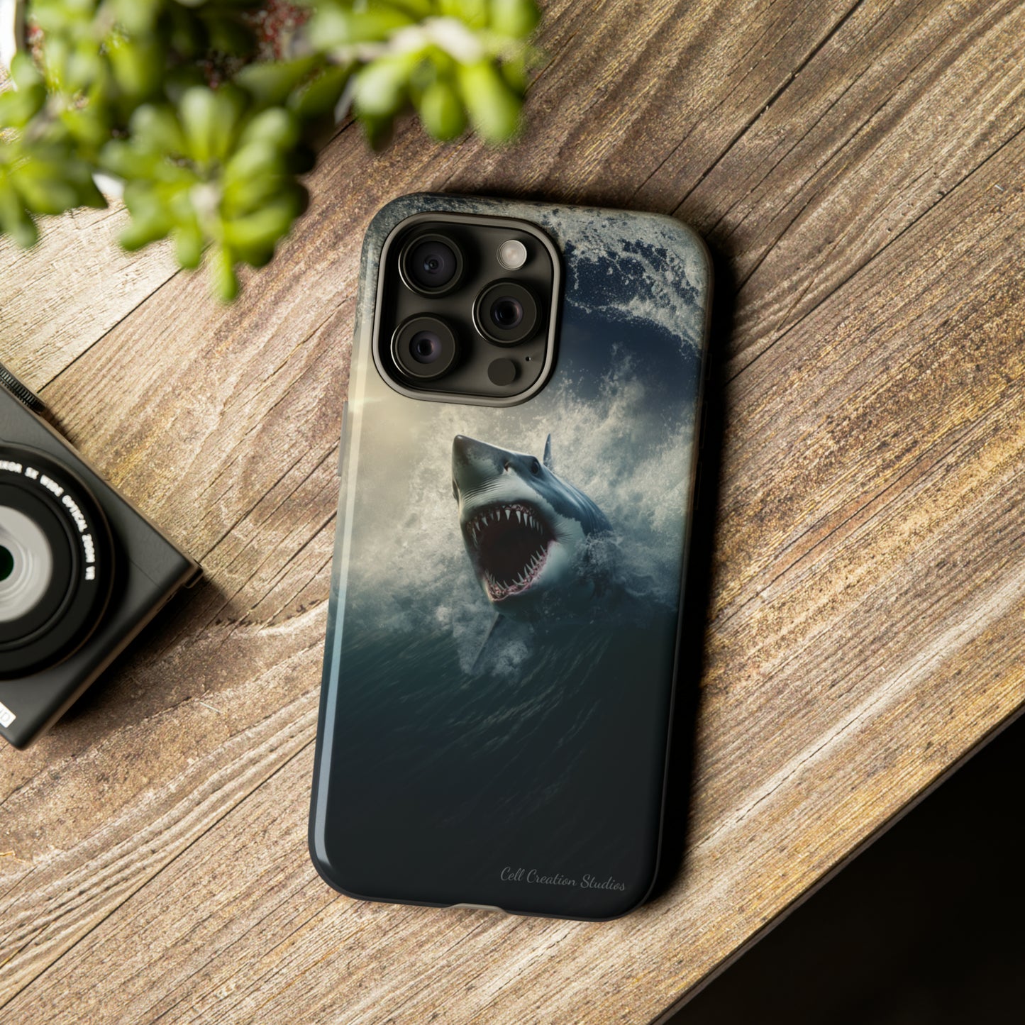 The "Ocean King Great White Shark" Phone Case -Tough Cases