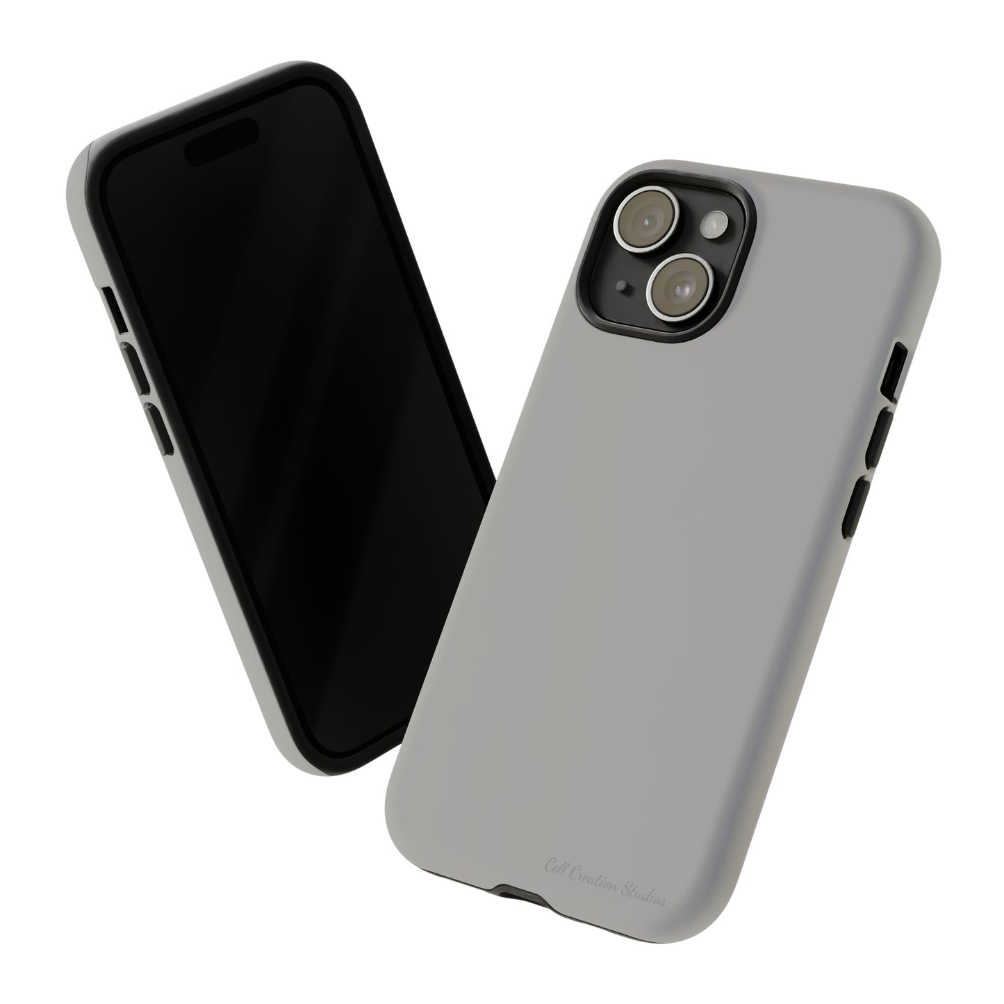 "Sleek Silver Essence" -Tough iPhone Cases