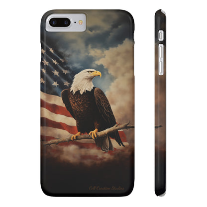 Introducing the "Eagle's Majesty" Cell Phone Case – Soar with American Pride -Slim Phone Cases