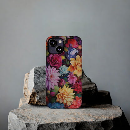 Introducing the "Blossom Beauty" Cell Phone Case – Elevate Your Style with Floral Charm -Slim Phone Cases