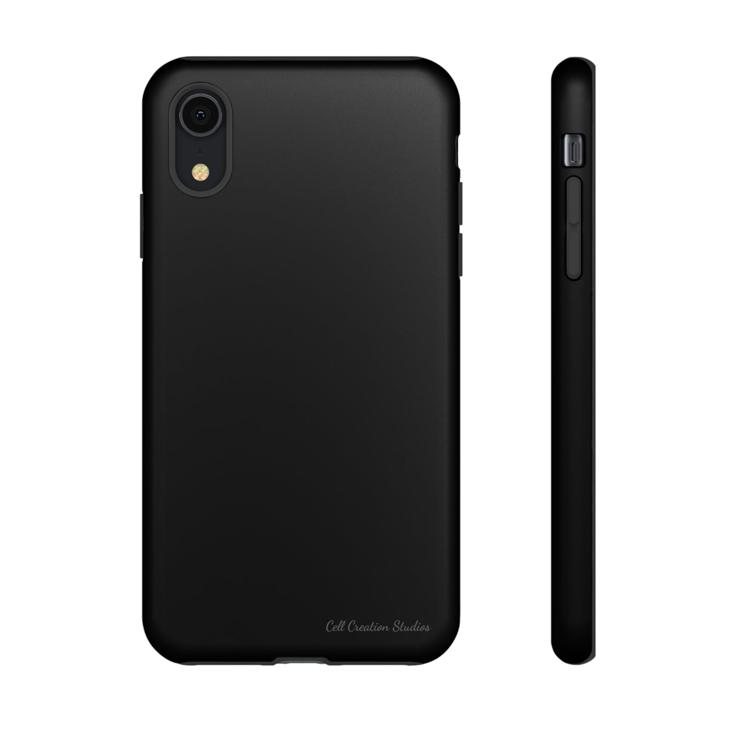 "Stealth Black Defender" -Tough iPhone Cases