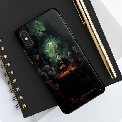 Introducing the "Ghoulish Gala" Cell Phone Case – Dracula's Halloween Soiree -Tough Phone Cases