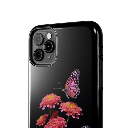 "Achillea Desert Eve Deep Rose & Butterfly" Phone Case -Tough Phone Cases