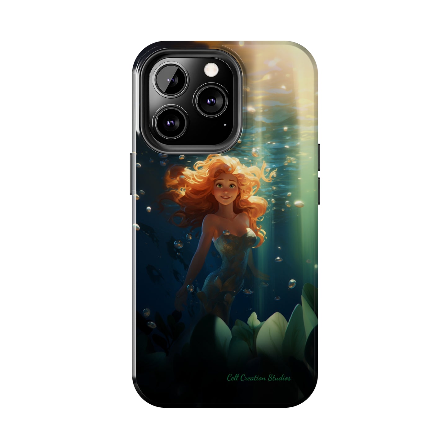 Dive into Enchantment with Our "Ariel Little Mermaid" Phone Case -Tough Phone Cases