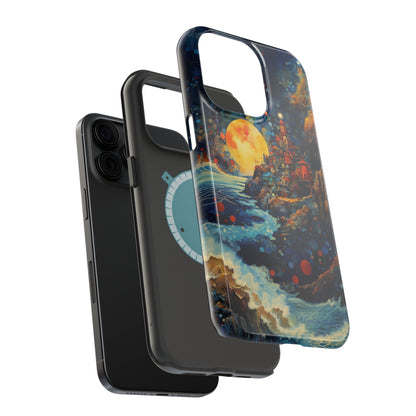 "Moonlit Coastal Vista" -MagSafe Tough iPhone Cases