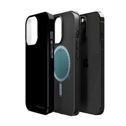 "Stealth Black Defender" -MagSafe Tough iPhone Cases