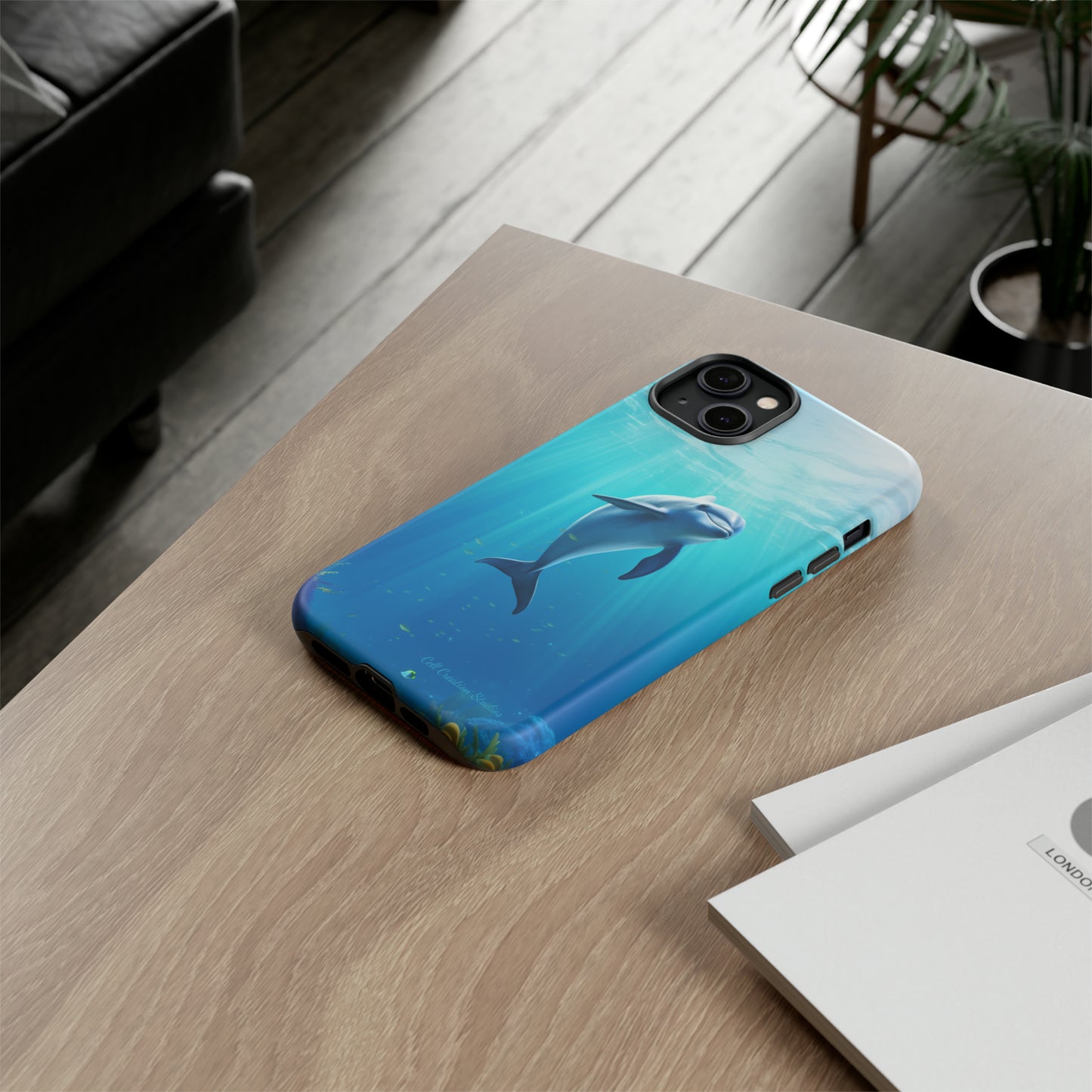 The "Dolphin Serenity" -Tough iPhone Cases