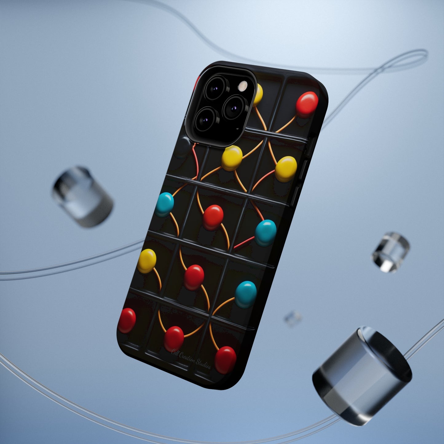 "Vibrant Spheres Fusion" -MagSafe Tough Phone Cases