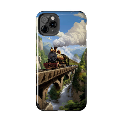 The "Scenic Mountain Train" Phone Case -Tough Phone Cases