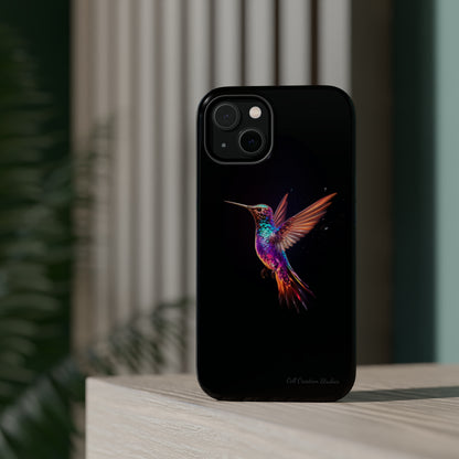 Introducing the "Enchanted Hummingbird" Cell Phone Case – Elegance Meets Nature -MagSafe Tough Cases