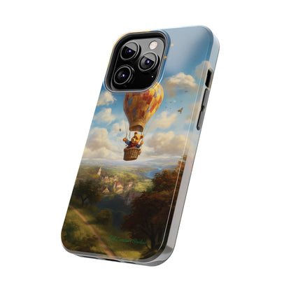 Introducing the "Winnie-The-Pooh's Balloon Adventure" Cell Phone Case – Soar to New Heights in Style -Tough Phone Cases