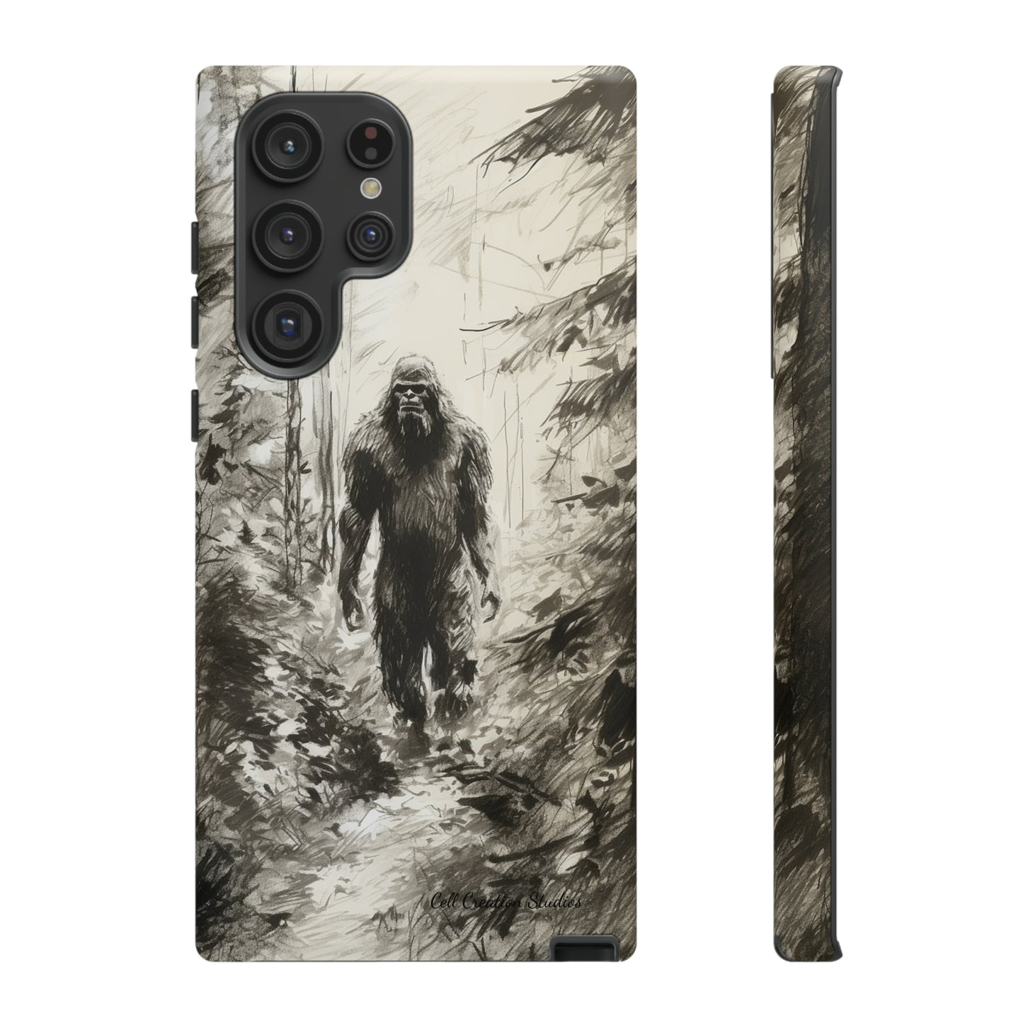 "Bigfoot in the Wilderness" Cell Phone Case – Encounter Bigfoot's Mystery -Tough Cases