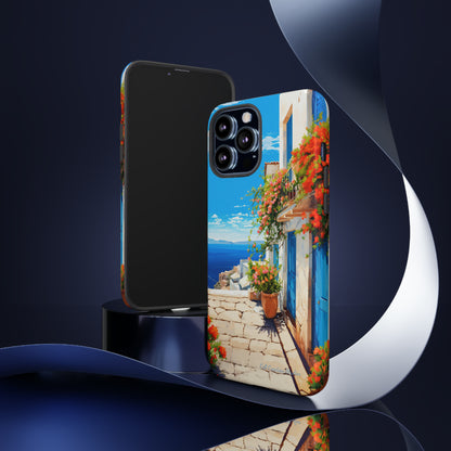 "Mediterranean Bliss Horizon" -Tough iPhone Cases