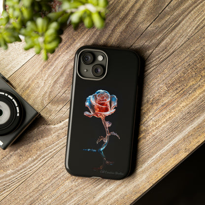 The "Glass Rose Elegance" Phone Case-Tough Cases