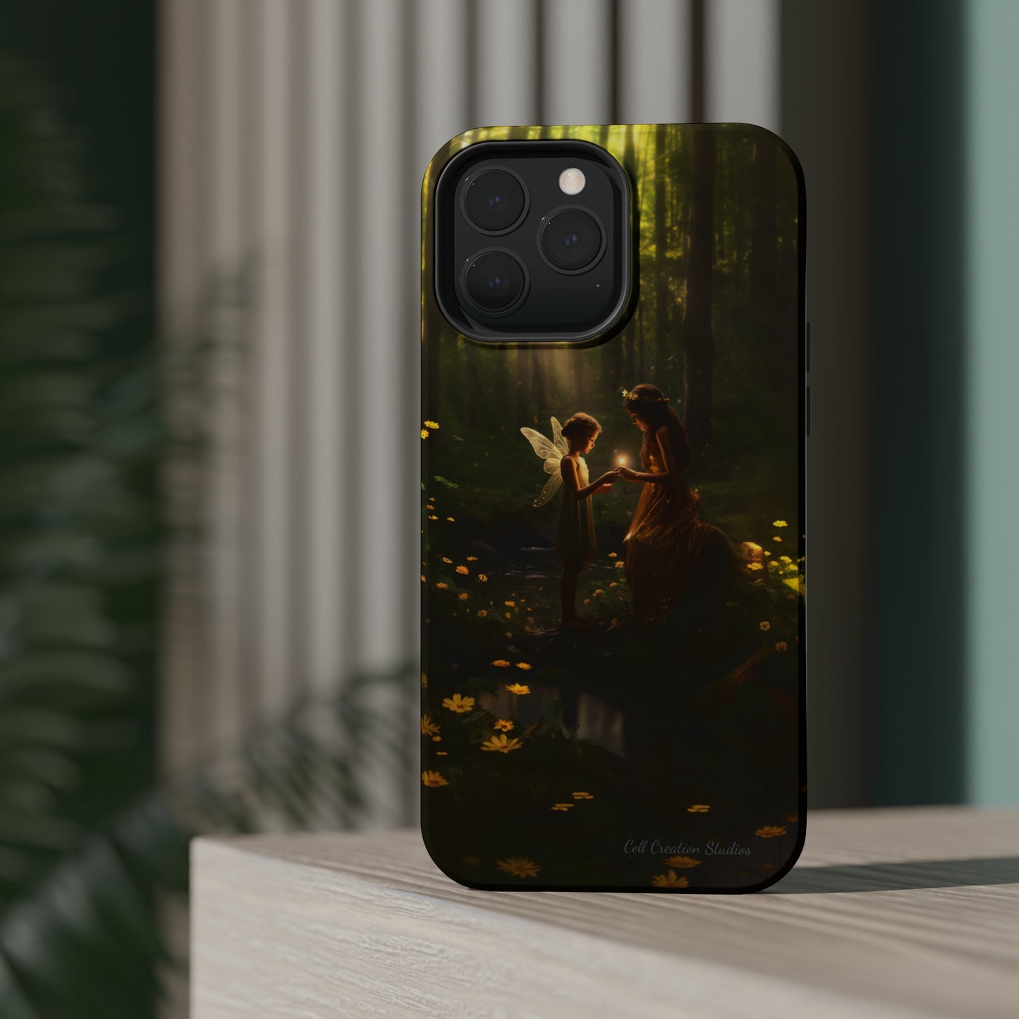 Introducing the "Forest Fairy of Kindness" Cell Phone Case – Where Magic Meets Compassion -MagSafe Tough Cases