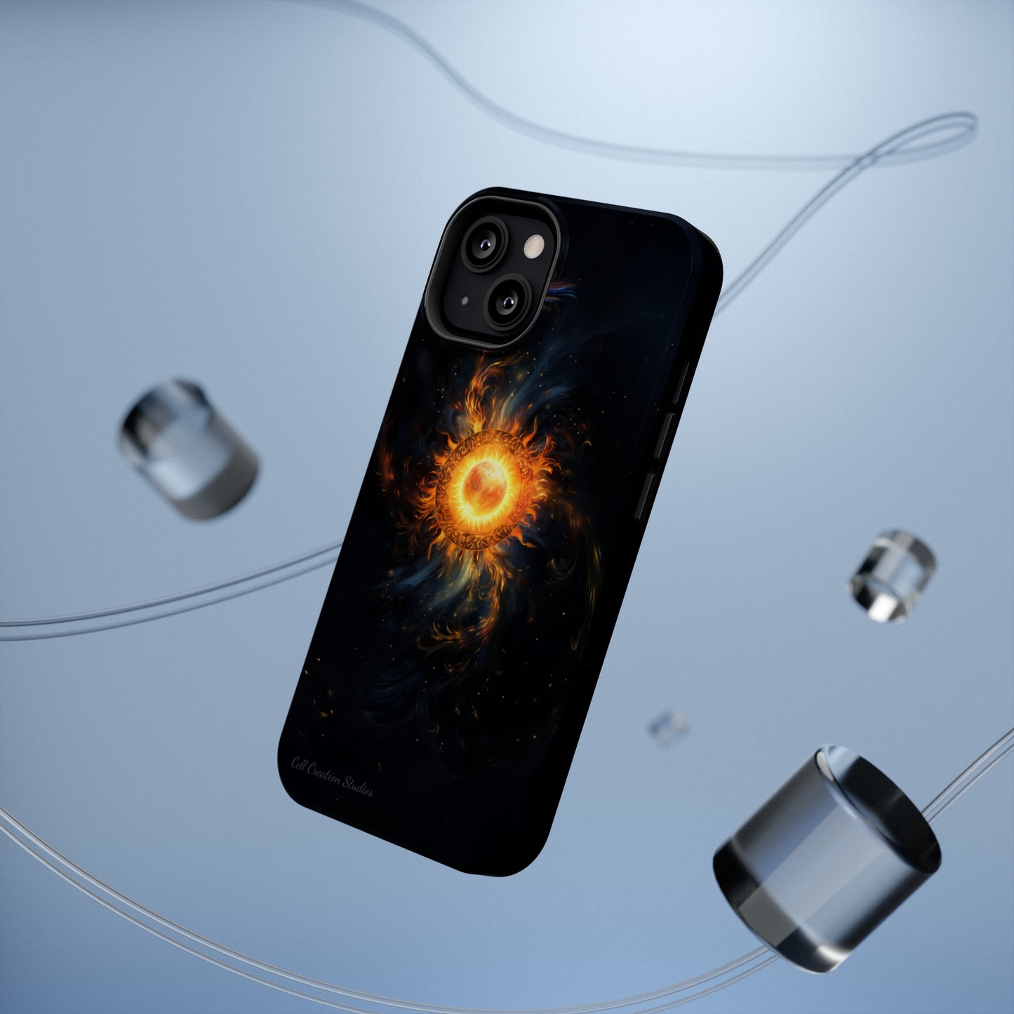 Introducing the "Celestial Sun and Stars" Cell Phone Case – Carry the Cosmos with You -MagSafe Tough Cases