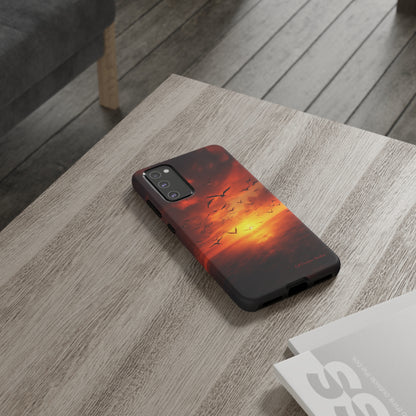 Introducing the "Sunset Soar" Cell Phone Case – Embrace Freedom and Beauty -Tough Cases