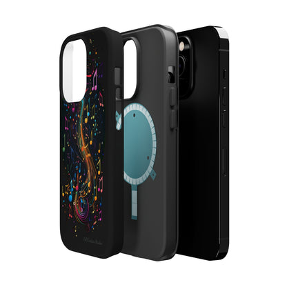 Elevate Your Style and Passion for Music with Our "Harmonious Notes" Cell Phone Case -MagSafe Tough Cases