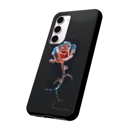 The "Glass Rose Elegance" Phone Case-Tough Cases