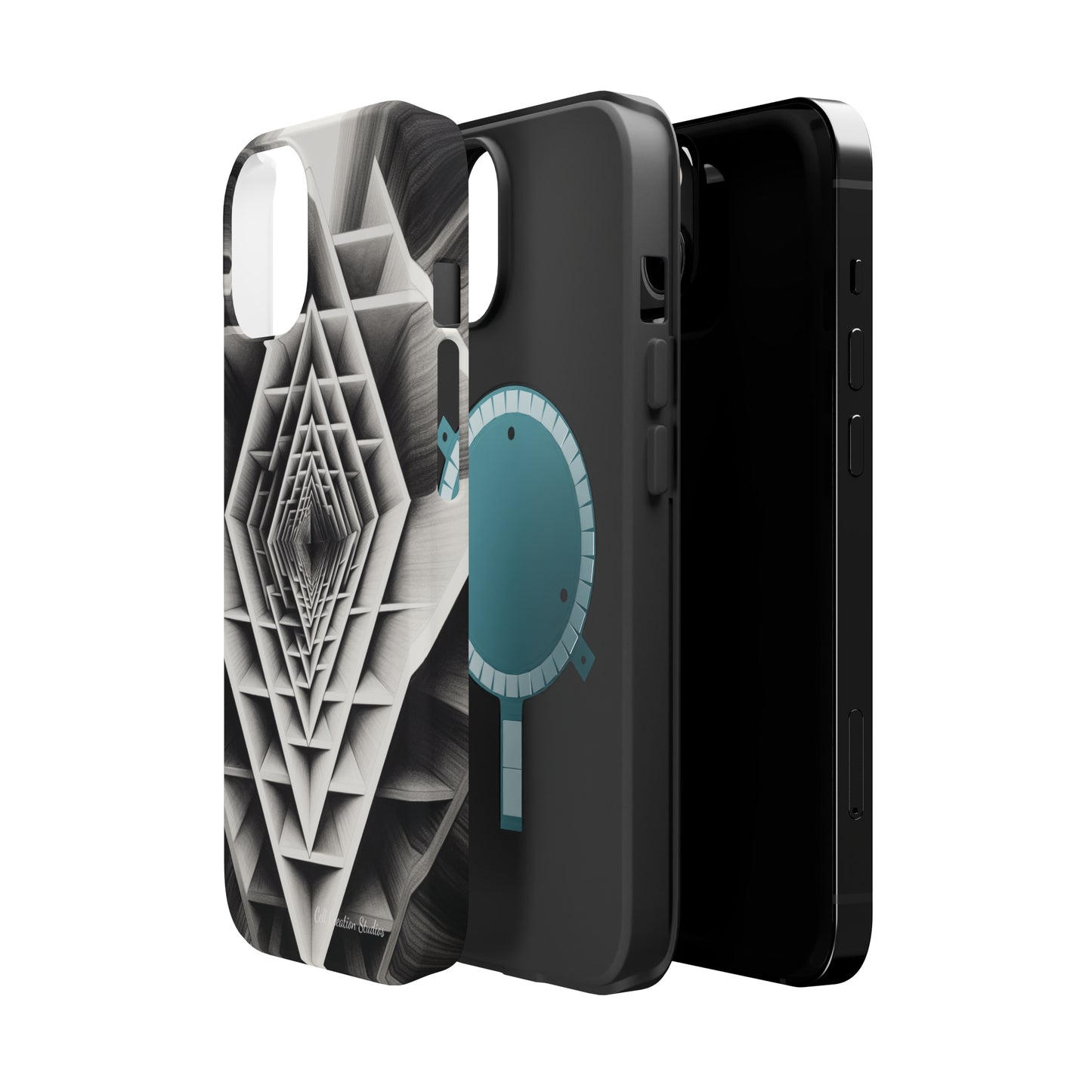 The "Geometric Triangle" Cell Phone Case -MagSafe Tough Cases