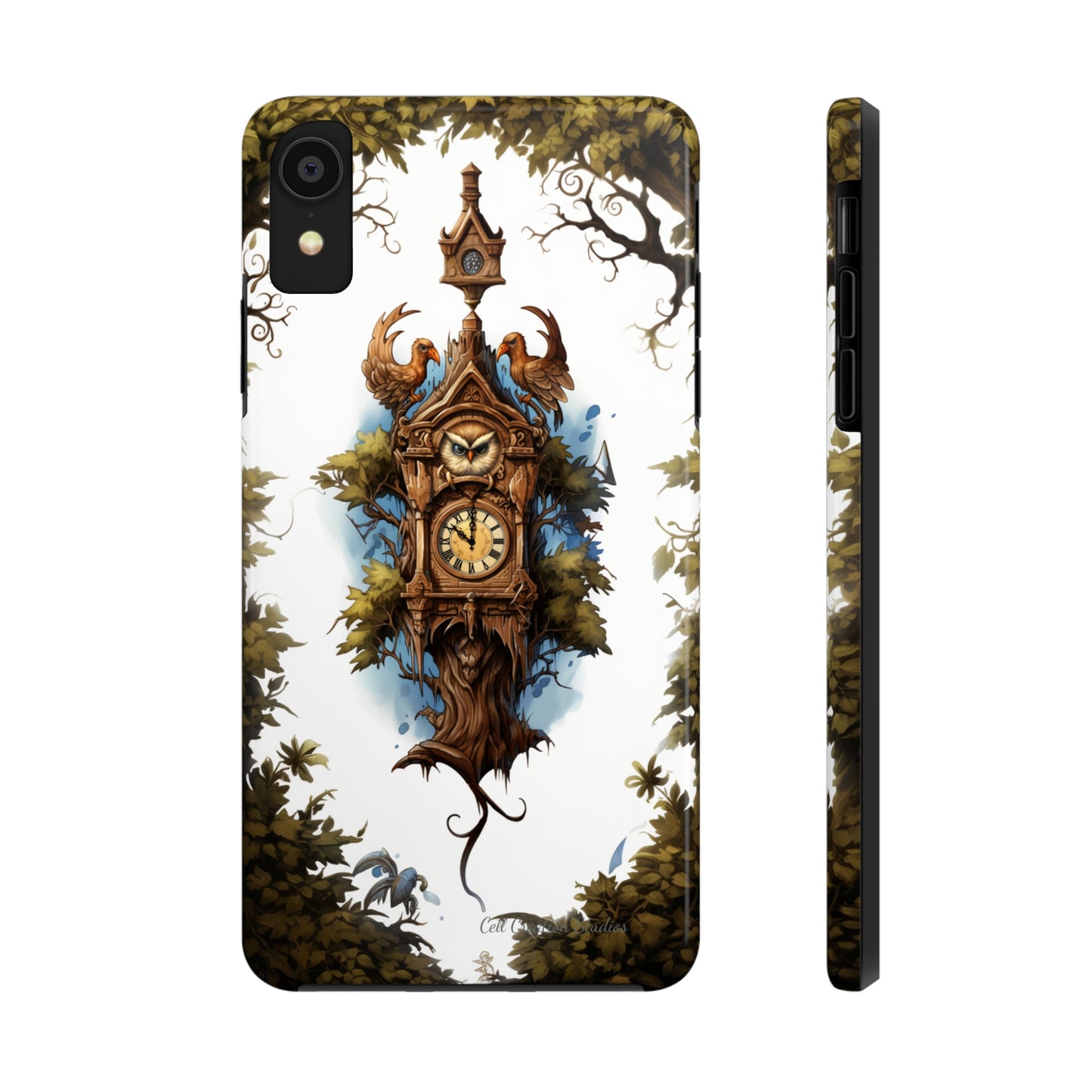 Introducing the "Timeless Charm Cuckoo Clock" Cell Phone Case – Embrace Vintage Elegance -Tough Phone Cases