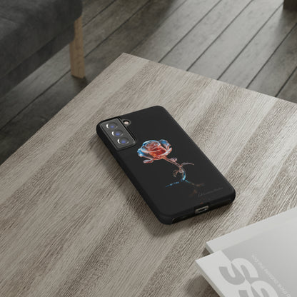 The "Glass Rose Elegance" Phone Case-Tough Cases