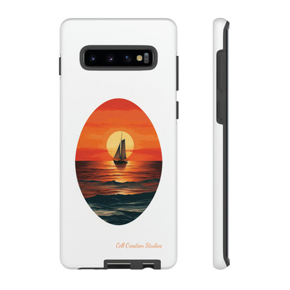 "Sailboat Sunset Serenity" -Tough Samsung Cases