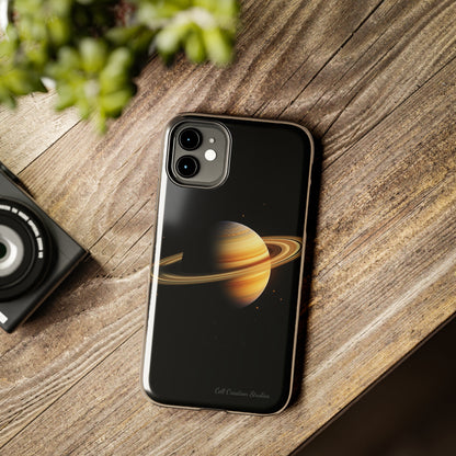 Introducing the "Saturn's Elegance" Cell Phone Case – A Cosmic Masterpiece -Tough Phone Cases