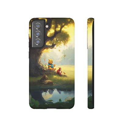 Introducing the "Winnie-The-Pooh Storytime" Cell Phone Case – A Nostalgic Journey with Friends -Tough Cases