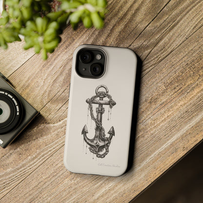 "Nautical Elegance Anchor" -MagSafe Tough iPhone Cases