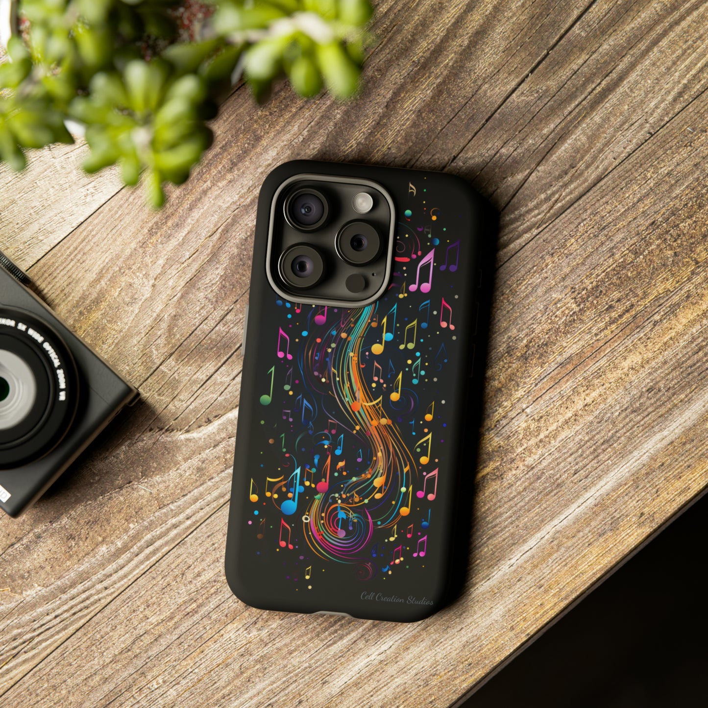 Elevate Your Style and Passion for Music with Our "Harmonious Notes" Cell Phone Case -Tough Cases