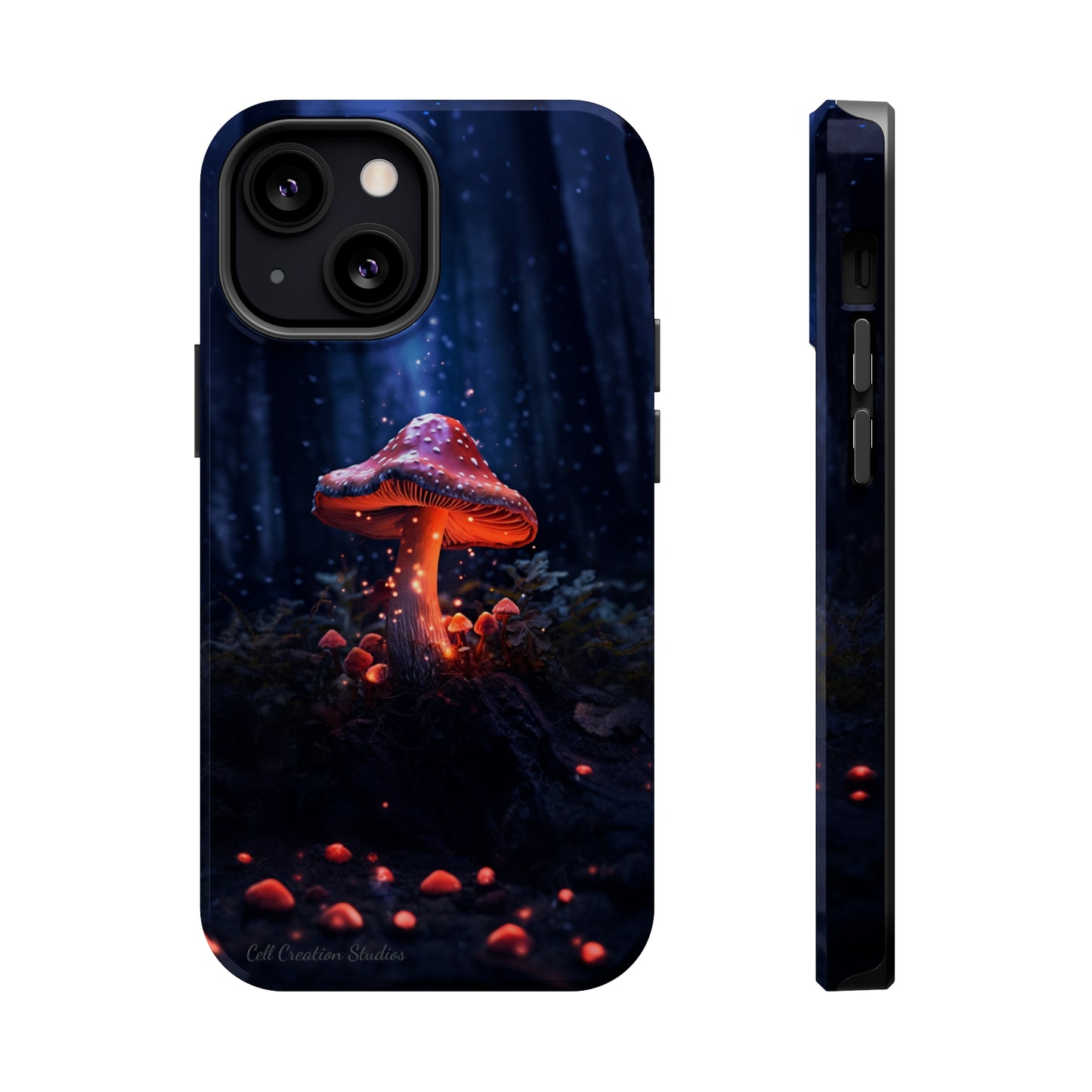 Introducing the "Enchanted Magic Mushroom" Cell Phone Case – Unveil the Mystical Realm -MagSafe Tough Cases