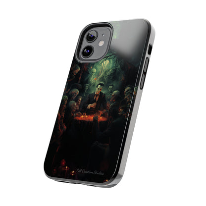 Introducing the "Ghoulish Gala" Cell Phone Case – Dracula's Halloween Soiree -Tough Phone Cases