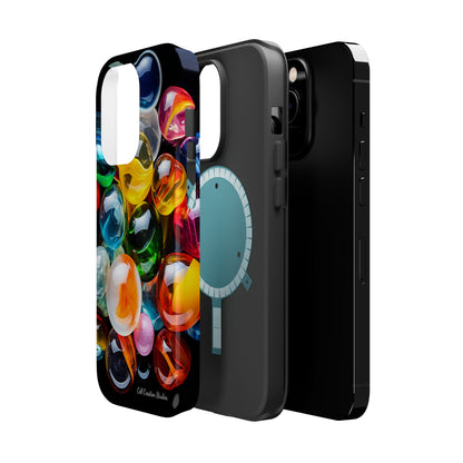 Introducing the "Vibrant Marbles Mosaic" Cell Phone Case – Carry a Kaleidoscope of Colors! -MagSafe Tough Cases