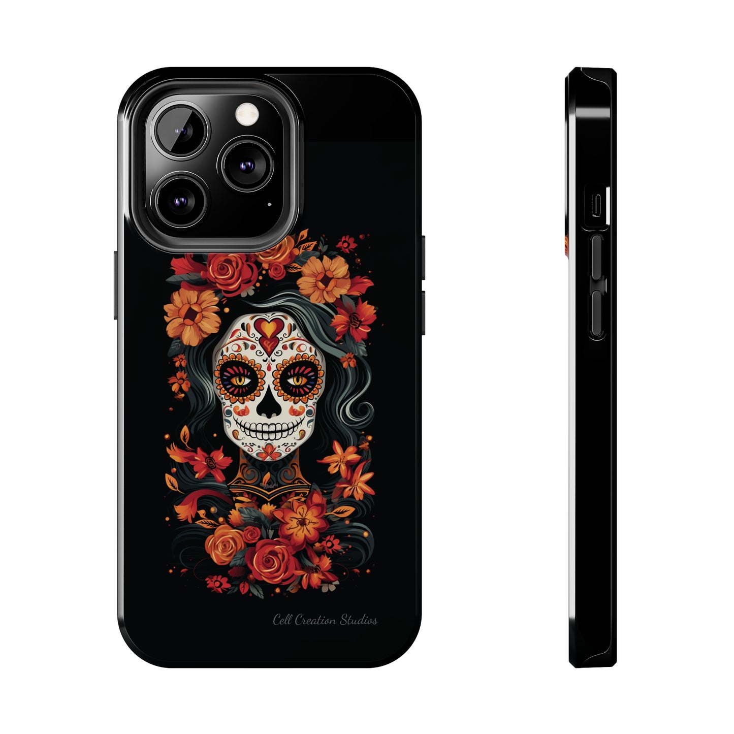 Introducing the "Day of the Dead Fiesta" Cell Phone Case – Celebrate Life in Style -Tough Phone Cases