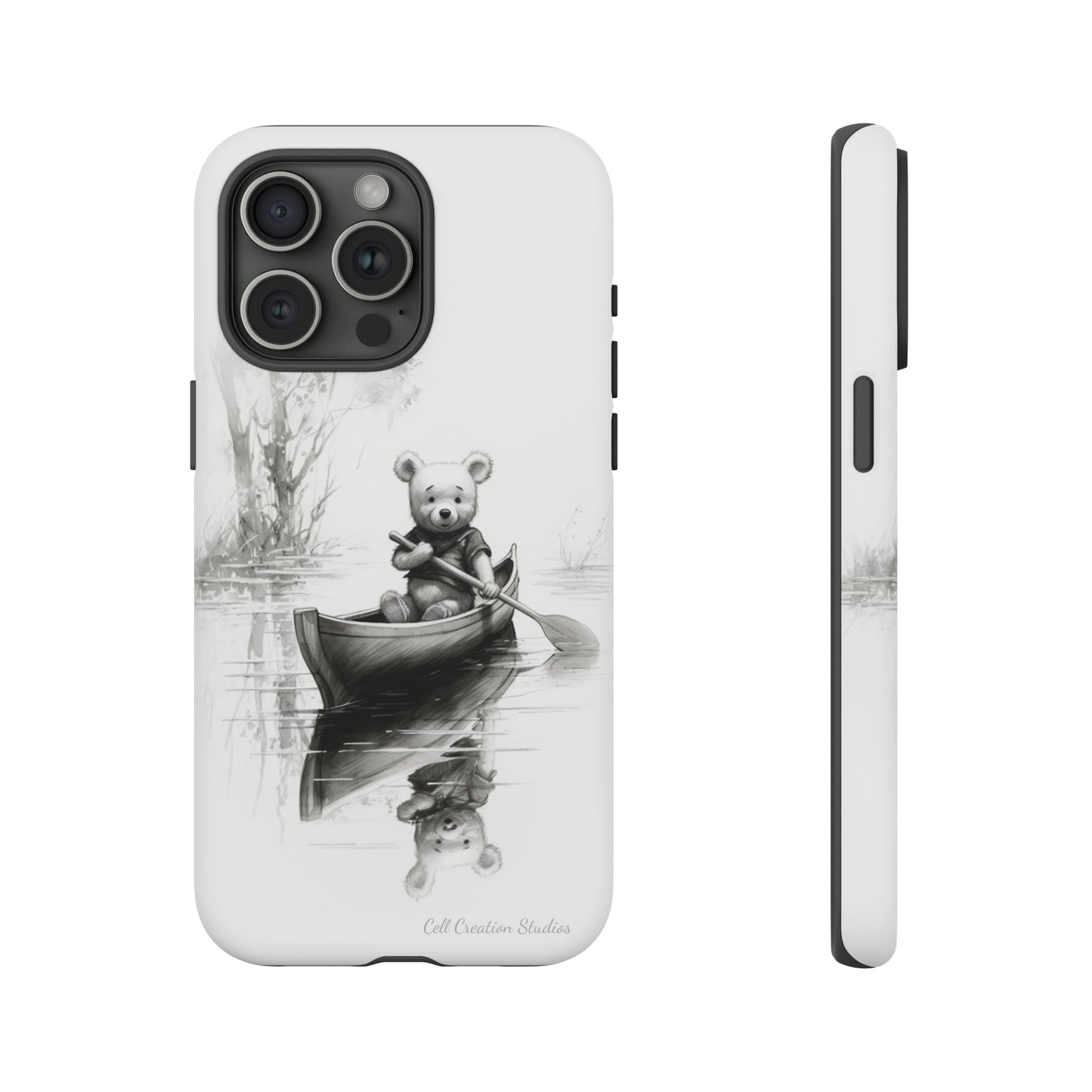 "Winnie-the-Pooh Rowing" Phone Case -Tough Cases