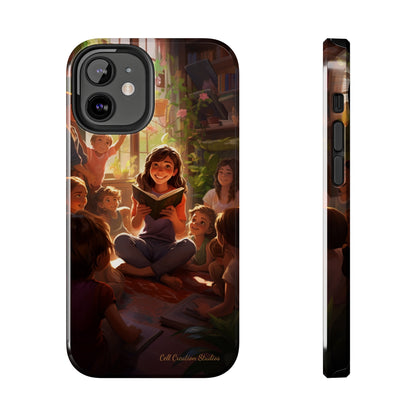 Introducing the "Inspiring Teacher's Tale" Cell Phone Case – Capture the Joy of Storytime -Tough Phone Cases