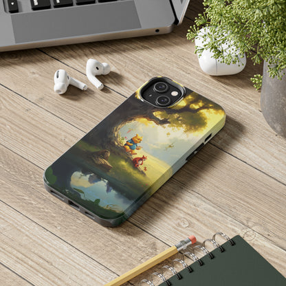 Introducing the "Winnie-The-Pooh Storytime" Cell Phone Case – A Nostalgic Journey with Friends -Tough Phone Cases