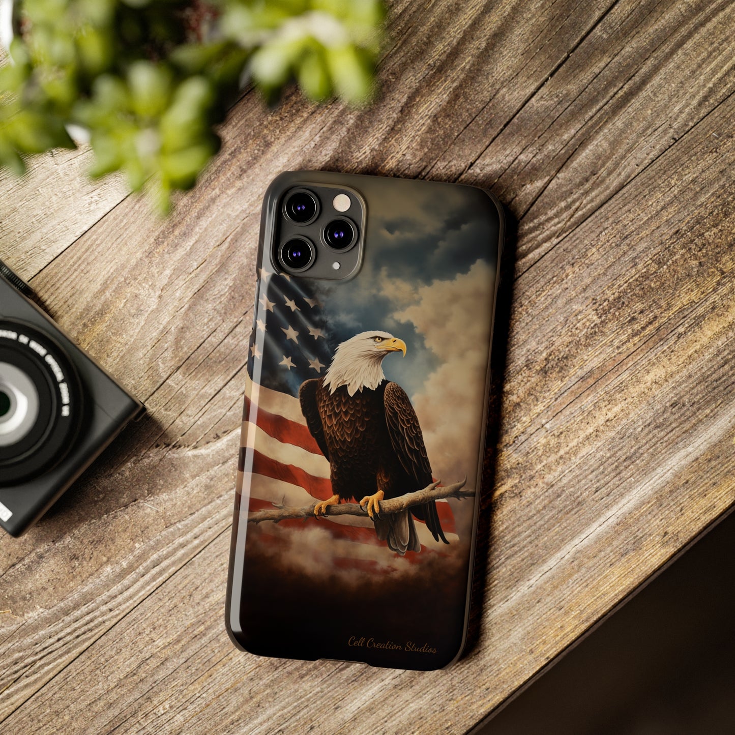 Introducing the "Eagle's Majesty" Cell Phone Case – Soar with American Pride -Slim Phone Cases