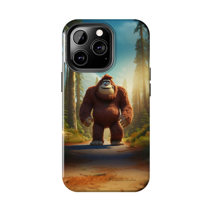 The "Trail Trekker" Bigfoot Cartoon Phone Case -Tough Phone Cases