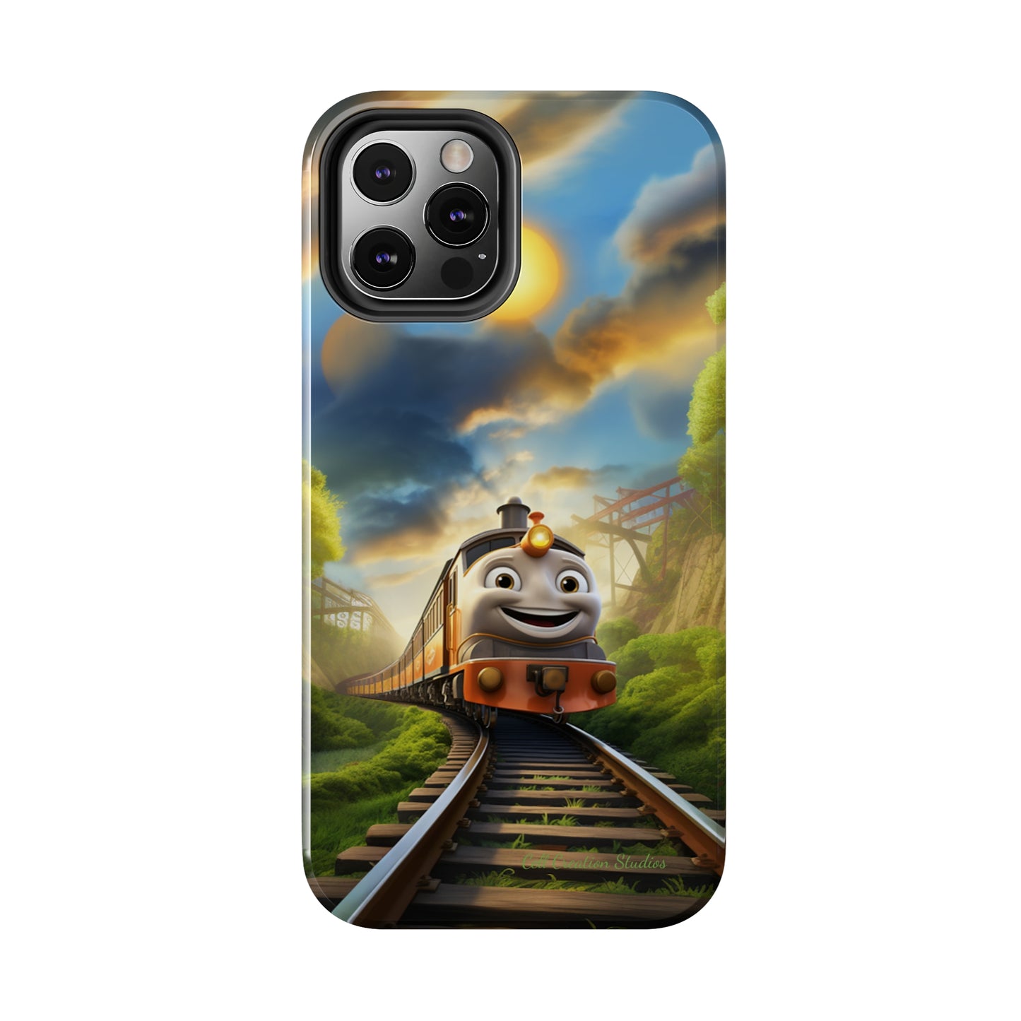 The "Smiling Express Train" Phone Case -Tough Phone Cases