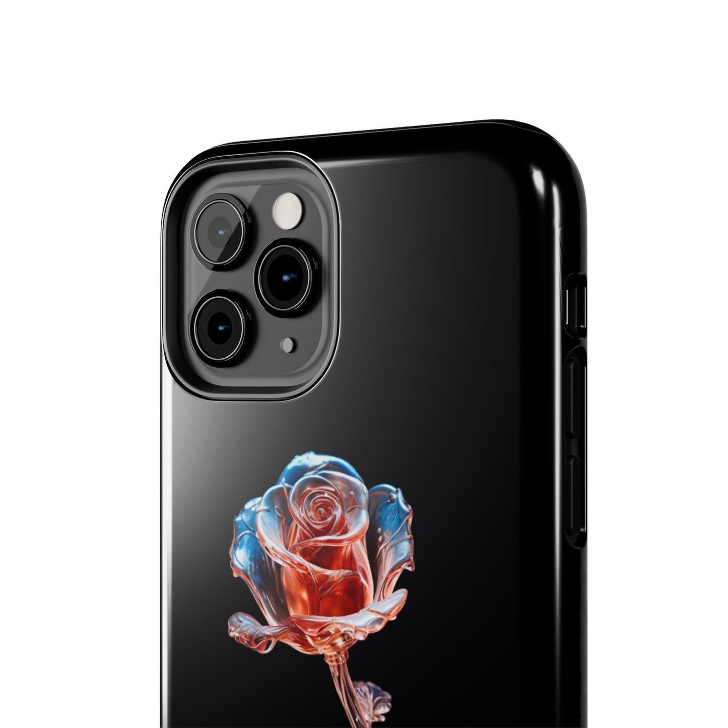 The "Glass Rose Elegance" Phone Case -Tough Phone Cases