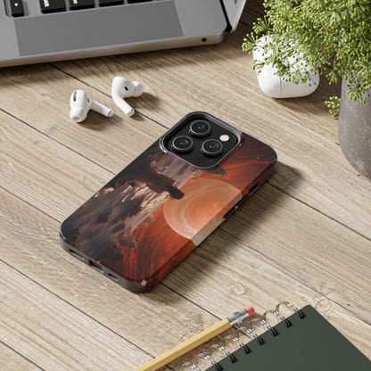 Introducing the "Stargazer's Serenity" Cell Phone Case – Embrace Cosmic Tranquility! -Tough Phone Cases