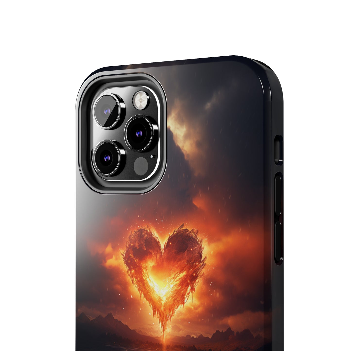 Introducing the "Flaming Heart" Cell Phone Case – Ignite Your Passion! -Tough Phone Cases