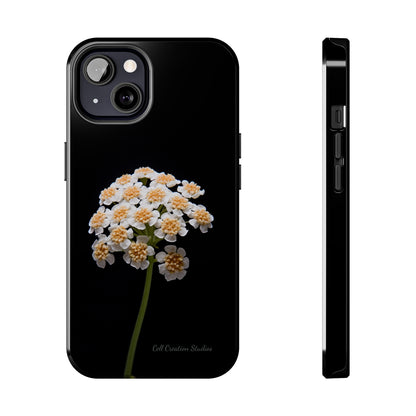 "Elegant Yarrow Bloom" Phone Case -Tough Phone Cases