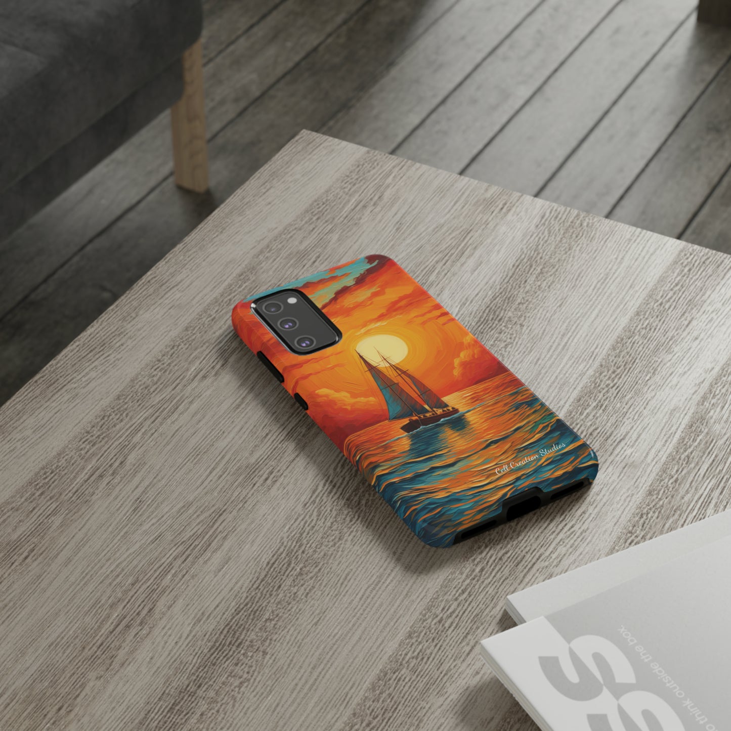 "Sailboat Sunset" - Tough Samsung Cases